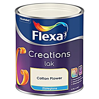 Flexa Creations Kleurlak (Cotton Flower, Zijdeglans, 750 ml, Op waterbasis)