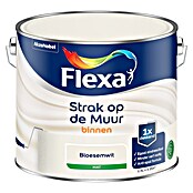 Flexa Strak op de Muur Muurverf (Bloesemwit, Mat, 2,5 l) | BAUHAUS