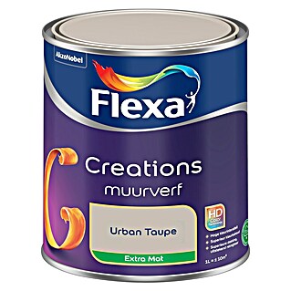 Flexa Creations Muurverf (Urban Taupe, Extra mat, 1 l)