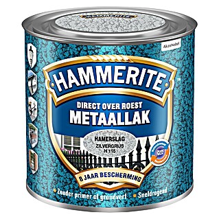Hammerite Metaallak (Hamerslag Zilvergrijs, 250 ml)