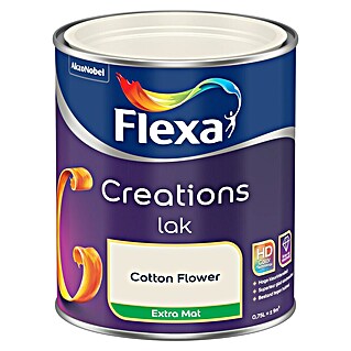 Flexa Creations Kleurlak (Cotton Flower, Extra mat, 750 ml, Op waterbasis)