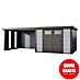 Telluria Caseta metálica Classico 3330 con salón a la izquierda y 2 ventanas 