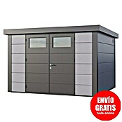Telluria Caseta metálica Classico 3330 (Medidas ext. (An x Pr): 348 x 318 cm, Acero, Gris claro/Antracita, Sin set) | BAUHAUS