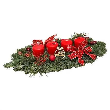 Piardino  Adventsgesteck in Reihe