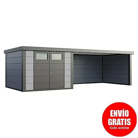 Telluria  Caseta para jardín Classico 3330 con salón XL a la derecha