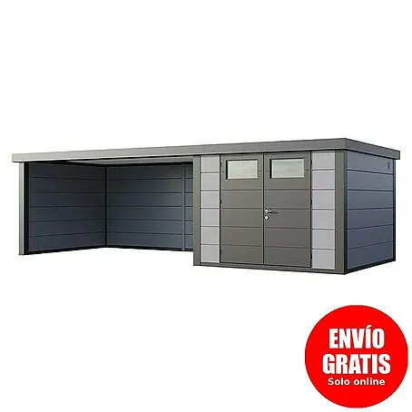 Telluria  Caseta para jardín Classico 3330 con salón XL a la izquierda