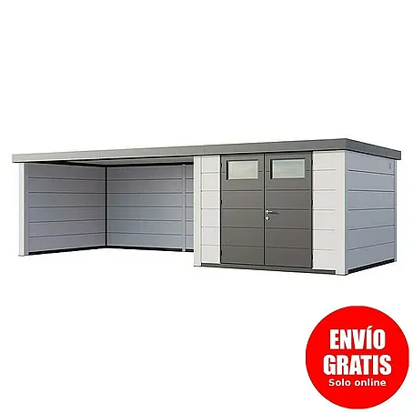 Telluria  Caseta para jardín Classico 3330 con salón XL a la izquierda