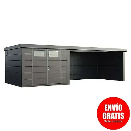 Telluria  Caseta para jardín Classico 3030 con salón XL a la derecha