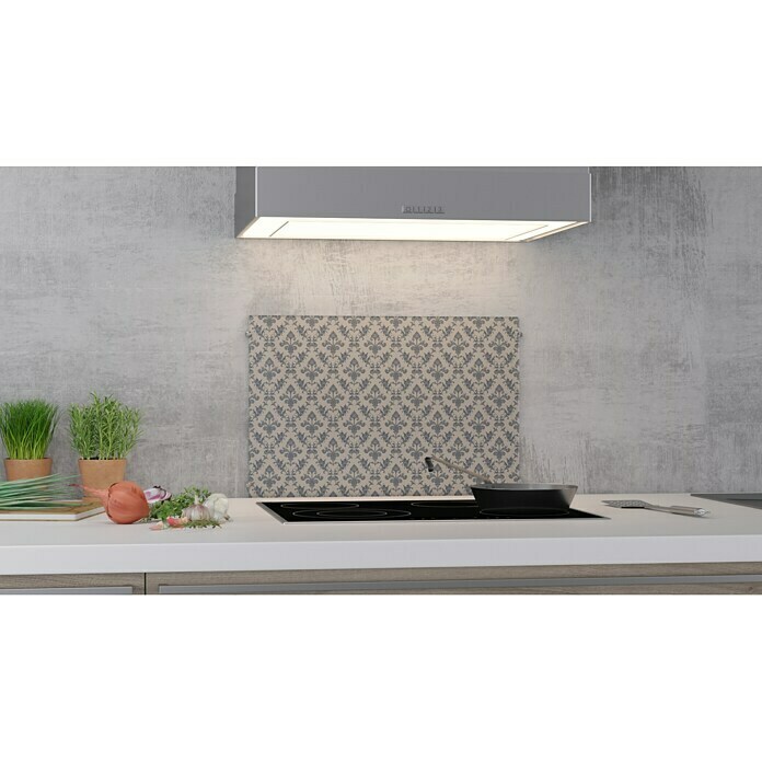 CUCINE Küchenrückwand (Retrolook, 60 x 40 cm, Stärke: 6 mm, Einscheibensicherheitsglas (ESG))