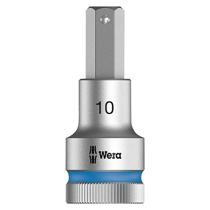 Wera Zyklop Steckschlüsseleinsatz - Innensechskantschrauben, Schlüsselweite: 10 mm, ½″ - Wera 8790 HMA Zyklop Bit-Nuss, ein robustes Werkzeug für präzise Schraubarbeiten. Ideal für Handwerker und Heimwerker, die Wert auf Qualität legen.