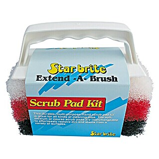 Star brite Handschrubber-Pad-Set (1 x Handschrubber Pad Hart, 1 x Handschrubber Pad Medium, 1 x Handschrubber Pad Fein)