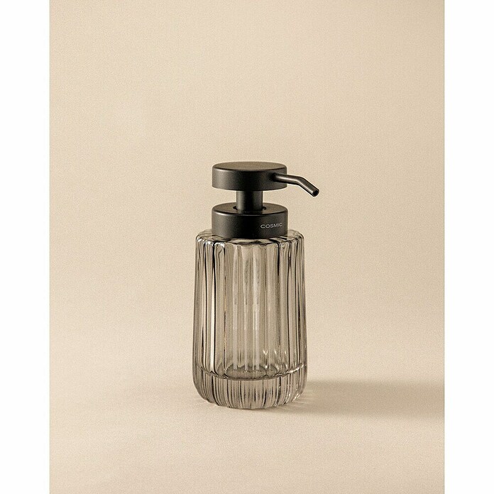 Cosmic Lido Dispensador de jabón (300 ml, Vidrio, Smokey grey) | BAUHAUS