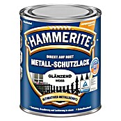 Hammerite Metall-Schutzlack (Weiß, 2,5 l, Glänzend, Lösemittelhaltig)