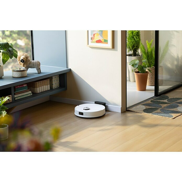 Roborock Robot aspirador con mopa Q10 VF White (Potencia de aspiración: 10.000 Pa, Duración de la batería: 150 min, Capacidad del robot: 500 ml, Blanco) | BAUHAUS
