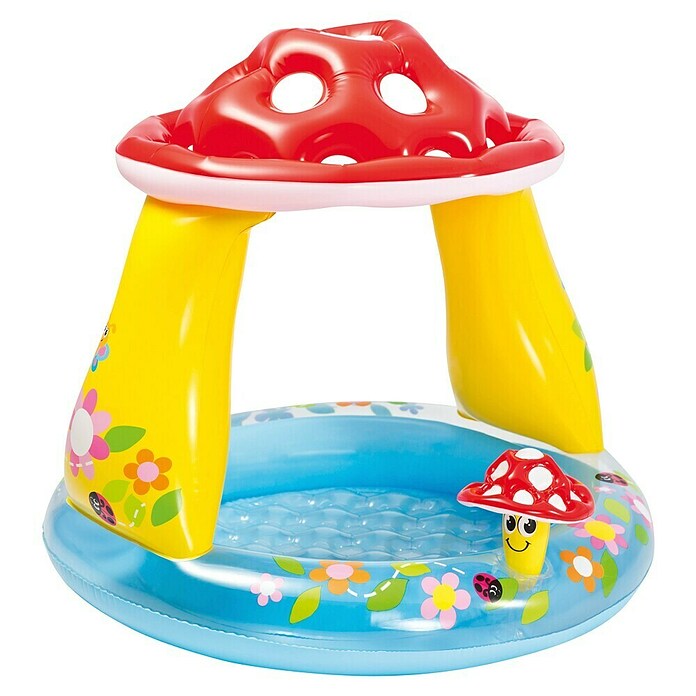 Intex Dječji bazen Baby Pool Mushroom  (Ø x V: 102 x 89 cm, Raznobojno) | BAUHAUS