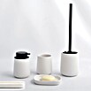 MSV Maonie Dispensador de jabón (L x An x Al: 85 x 85 x 126 cm, Cerámica, Blanco) | BAUHAUS