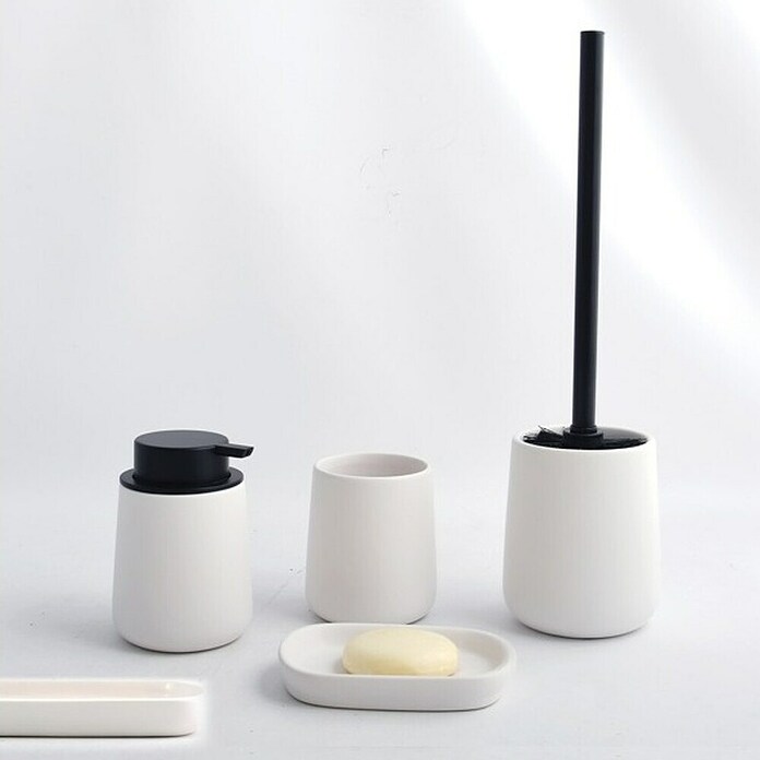 MSV Maonie Dispensador de jabón (Cerámica, Blanco) | BAUHAUS