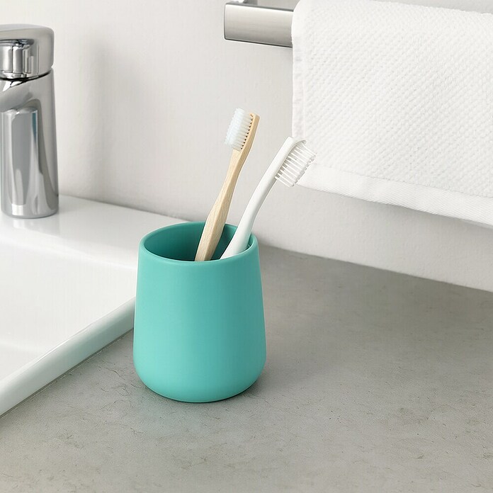 MSV Maonie Portacepillos (Cerámica, Aqua) | BAUHAUS