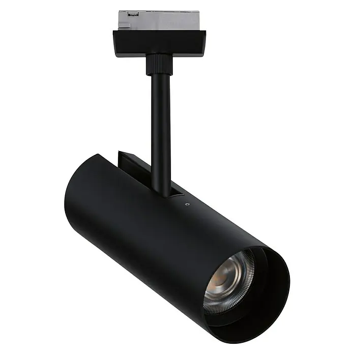 Paulmann URail LED-Pendelleuchte Tyros - 5,5 W, Ø x H: 10 x 10,3 cm, RGBW, Schwarz matt - Schwarzer LED-Strahler mit zylindrischem Gehäuse zur Akzentbeleuchtung. Ideal für moderne Innenräume.