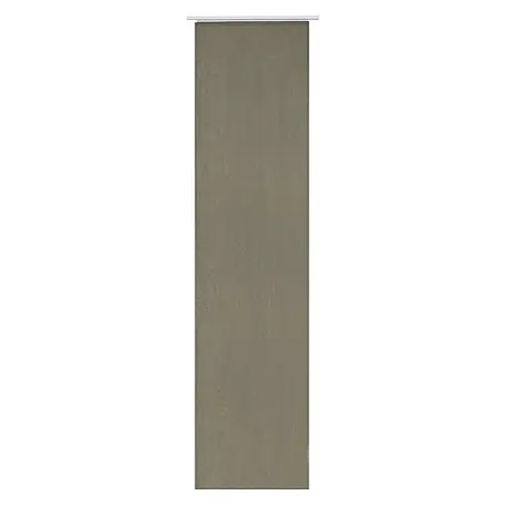 Home Fashion Edmonton Tenda a Pannello, Poliestere, Grigio, 245 x 60 cm
