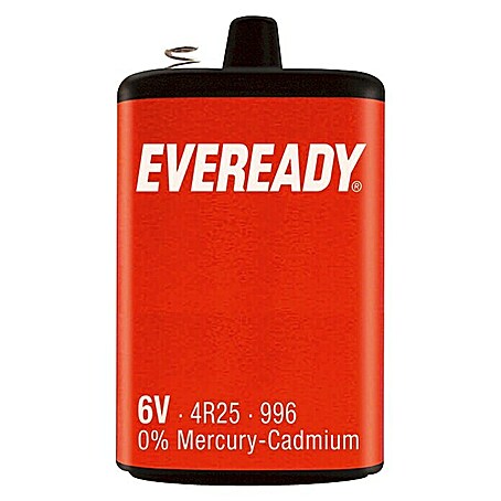 Eveready Batterie Block (6 V, 4R25, Zink-Kohle)