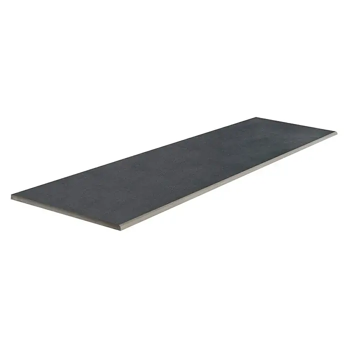 Art-Tec by Palazzo Stufen- & Abdeckplatte - 30 x 120 cm, Graphit, Matt - Graue Keramikfliese mit matter Oberfläche, ideal für moderne Boden- und Wandgestaltungen. Robust und pflegeleicht.