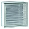 Fuchs Design Bloque de vidrio Parallel (Claro, 19 x 19 x 8 cm)