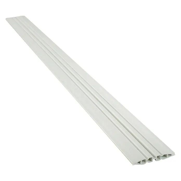 Fuchs Design Verlegesystem Quick Fix - PVC, Passend für: Glasbausteine 19 x 19 cm, 10 Glasbausteine - Weißes Kabelkanalprofil für die diskrete Kabelführung und zum Schutz von Leitungen. Ideal für Büro und Zuhause.