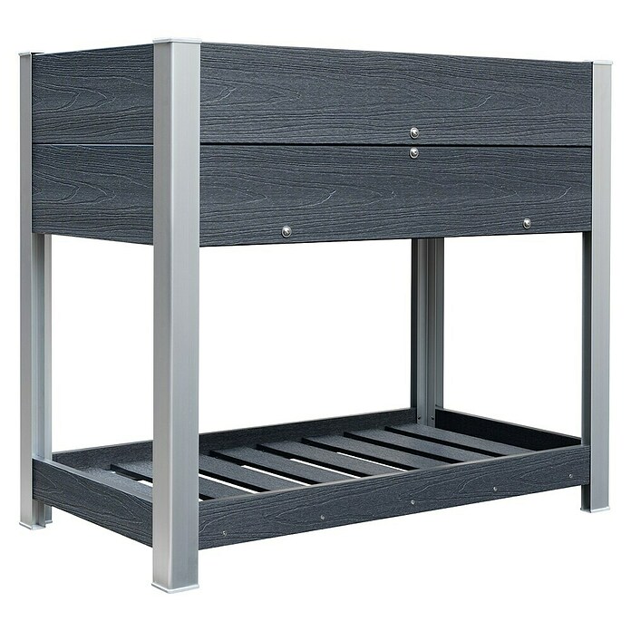 Visoka gredica  (91 x 51 x 80 cm, Kompozitni materijal, Antracit) | BAUHAUS