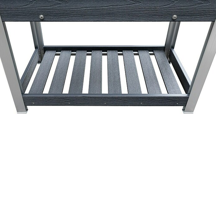 Visoka gredica  (91 x 51 x 80 cm, Kompozitni materijal, Antracit) | BAUHAUS
