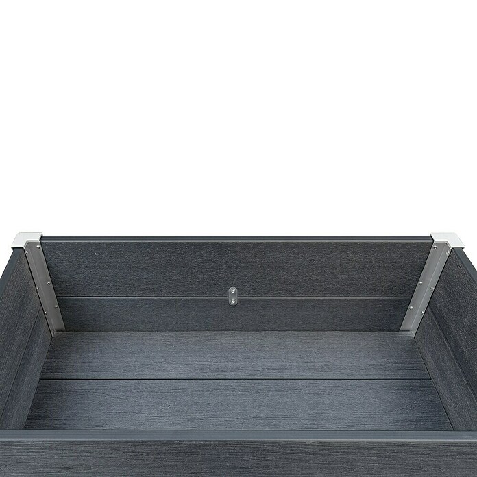 Visoka gredica  (91 x 51 x 80 cm, Kompozitni materijal, Antracit) | BAUHAUS