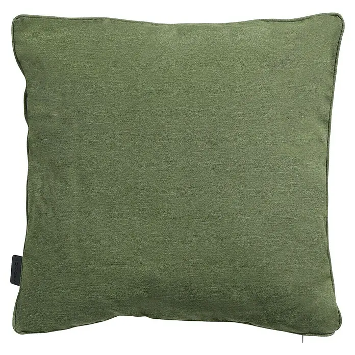 Madison Kissen Panama - 45 x 45 cm, Baumwoll-Polyester-Mischgewebe, Grün - Grünes quadratisches Dekokissen mit eleganter Textur. Dieses Kissen bietet Komfort und Stil, ideal für jedes Wohnambiente.