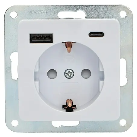 Voltomat  USB-Steckdose Typ A/C Vega