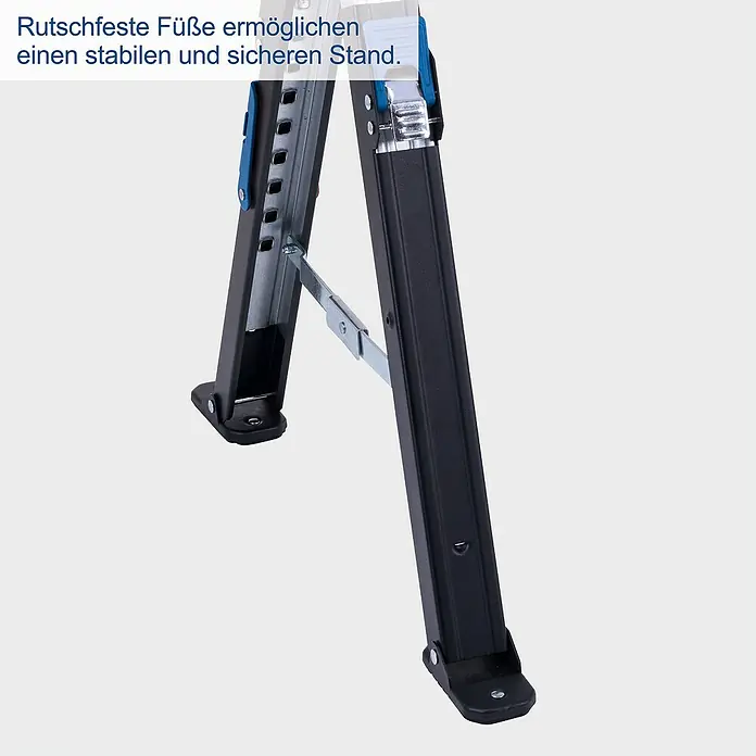 Scheppach Arbeitsblock-Set MWB700-Set - Höhenverstellung: 615 mm - 820 mm, 2 -tlg. - Rutschfeste Füße ermöglichen einen stabilen und sicheren Stand der Arbeitsplattform. Die robuste Konstruktion sorgt für zusätzliche Sicherheit.