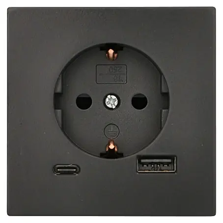 Voltomat  USB-Steckdose Typ A/C Lena