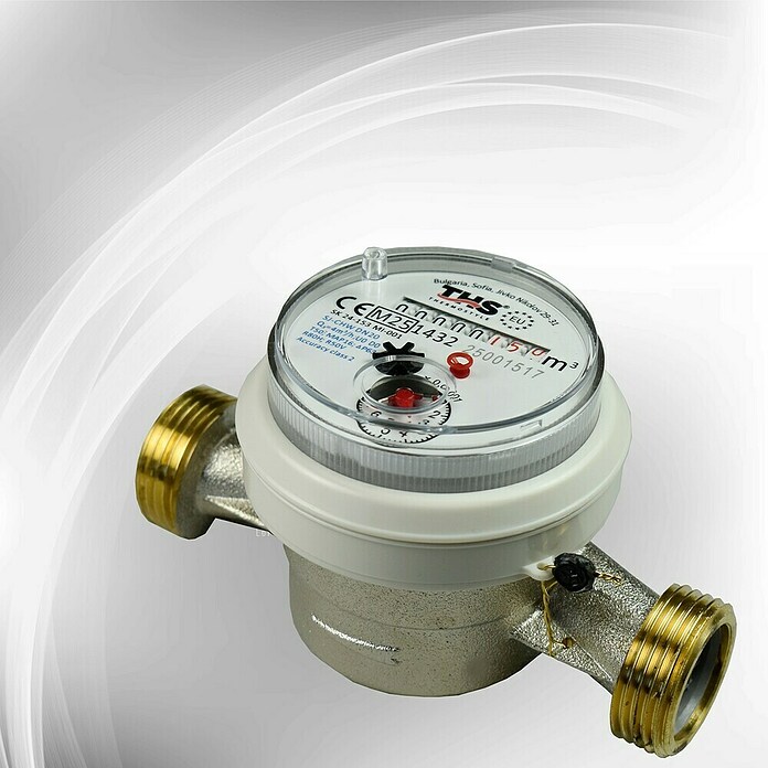 Vodomer SJ-CHW  (Jeklo, ½″, Primeren za hladno vodo (0–50 °C)) | 4046 - Wassertechnik+Salztabletten | DCDA - Wasserinstallation | DCD - Sanitärinstallation | DC - Sanitärinstallation | D - Sanitär | BAUHAUS