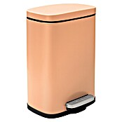 Spirella Cubo con pedal Akira (5 l, Acero inoxidable, Melocotón) | BAUHAUS