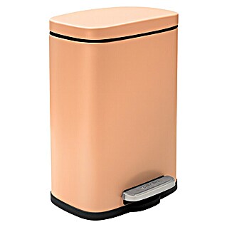 Spirella Cubo con pedal Akira (5 l, Acero inoxidable, Melocotón)
