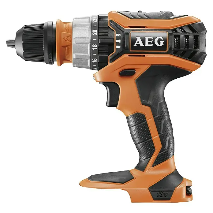 AEG Pro 18V Akku-Schlagbohrschrauber-Set BSB 18C2X - 18 V, 2 Akkus, 4 Ah, 60 Nm - AEG Akku-Bohrschrauber in Orange und Schwarz. Kompakter, leistungsstarker und kabelloser Schrauber für vielfältige Anwendungen im Heim- und Handwerksbereich.