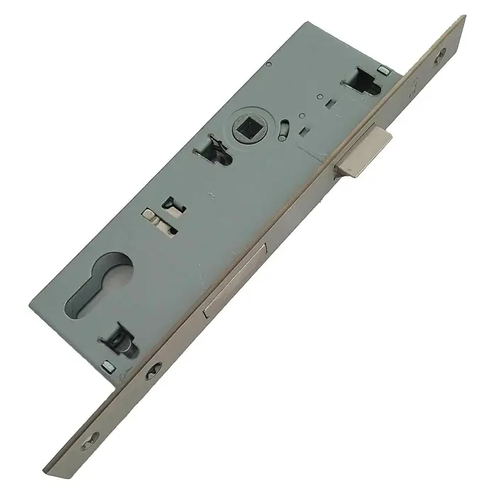 GHP360 Gartentor PH06 - 300 x 180 cm, Anthrazit, Metall - Produktbild eines Einsteckschlosses aus Metall für Innentüren. Das Schloss ist robust und langlebig.