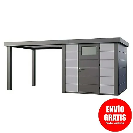 Telluria  Caseta para jardín Classico 2424 con salón abierto a la izquierda