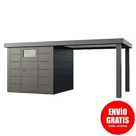 Telluria  Caseta para jardín Classico 2424 con salón abierto a la derecha