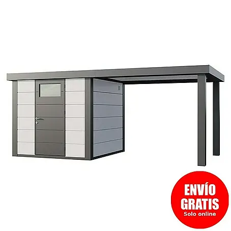 Telluria  Caseta para jardín Classico 2424 con salón abierto a la derecha