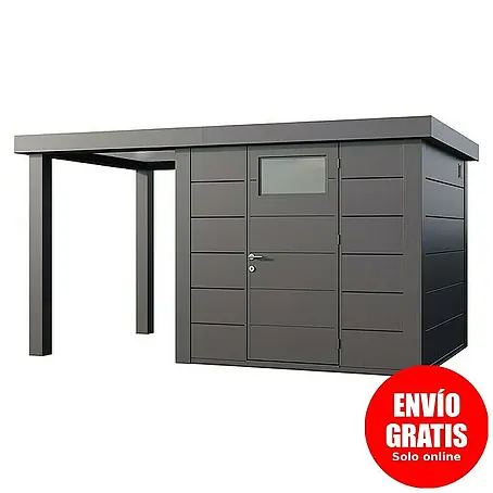Telluria  Caseta para jardín Classico 2424 con salón abierto a la izquierda