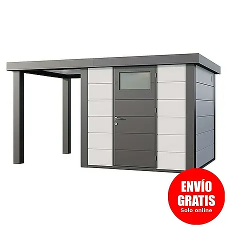 Telluria  Caseta para jardín Classico 2424 con salón abierto a la izquierda
