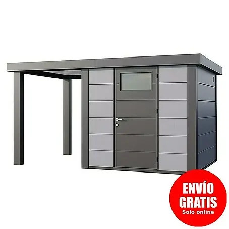 Telluria  Caseta para jardín Classico 2424 con salón abierto a la izquierda