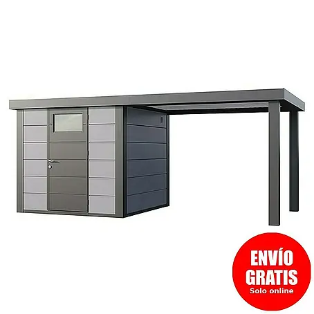 Telluria  Caseta para jardín Classico 2424 con salón abierto a la derecha