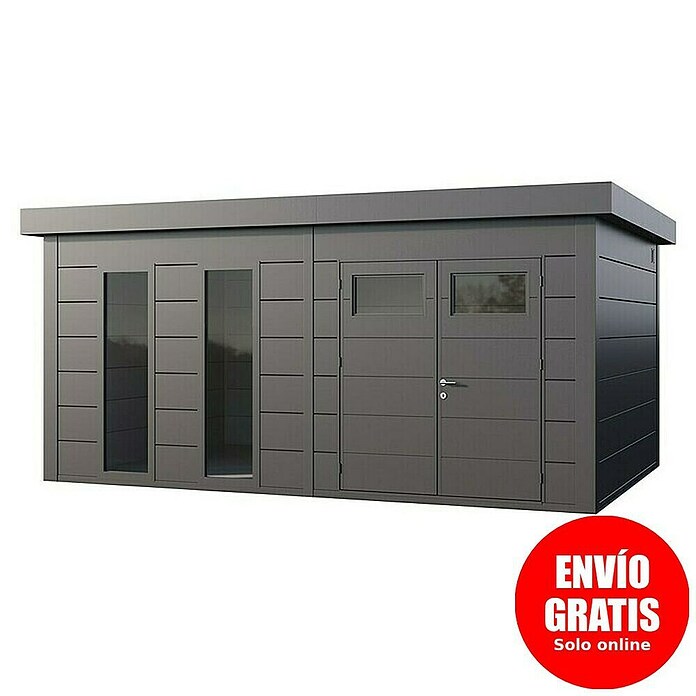 Telluria Caseta metálica Classico 5436+ (Medidas ext. (An x Pr): 568 x 388 cm, Acero, Antracita, Sin set) | BAUHAUS