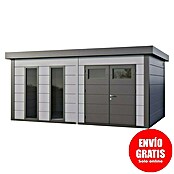 Telluria Caseta metálica Classico 5436+ (Medidas ext. (An x Pr): 568 x 388 cm, Acero, Gris claro/Antracita, Sin set) | BAUHAUS