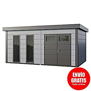 Telluria Caseta metálica Classico 5436+ (Medidas ext. (An x Pr): 568 x 388 cm, Acero, Gris claro/Antracita, Sin set)